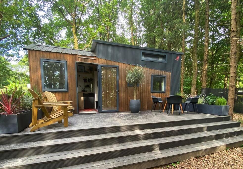 Tiny House Sur Terrain Boise A 10 Mn De La Mer Férel Kültér fotó